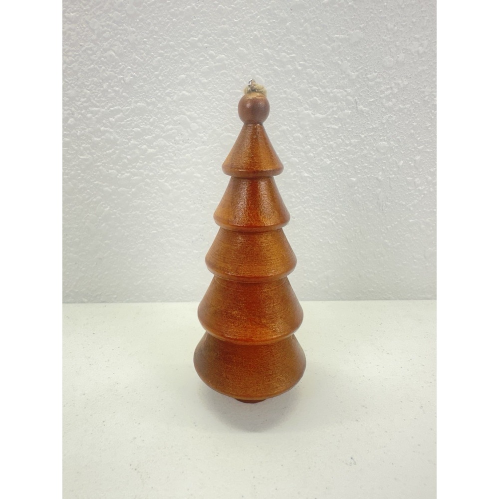 Handmade Christmas Wooden Tree Ornament or Decor 7 1/2" Tall